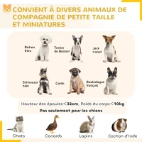 PawHut Parc pour chien enclos chien intérieur 8 panneaux pliables avec porte pour chiots acier 61l x 61H cm noir(m-7)