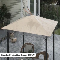 Outsunny 2 x 2 (m) Gazebo Protective Cover, Waterproof Cover for Gazebo, Canopy and Tent(m-9)