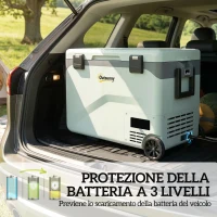 Outsunny Frigorifero Portatile 42.5L a Compressore con Controllo App, -20℃ a 20℃(m-6)