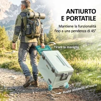 Outsunny Frigorifero Portatile 42.5L a Compressore con Controllo App, -20℃ a 20℃(m-7)