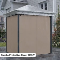 Outsunny 2 x 2 (m) Gazebo Protective Cover, Waterproof Cover for Gazebo, Canopy and Tent(m-6)