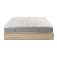 Pack colchón HR viscoelástico de 24 cm + canapé abatible natural con gran capacidad – 150x190cm(m-2)