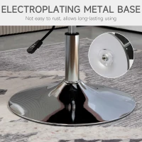 HOMCOM Swivel Accent Chair, Linen Fabric Tub Vanity Chair, Modern Armchair with Adjustable Height and Lumbar Support for Living Room Bedroom Salon Make up Room Dressing Table, Dark Grey(m-7)