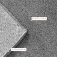 HOMCOM Tapete para Sala de Estar 230x160 cm Tapete Lavável à Máquina Pelo Longo Macio Estilo Moderno Crinza(m-7)