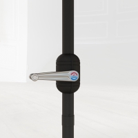 Outsunny Sombrilla Doble 4,5x2,7 m Sombrilla Terraza Exterior con Manivela Manual Resistente al Agua y Protección UV30+ Crema