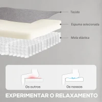 HOMCOM Poltrona Relax Reclinável Elétrica com Função Memória Apoio para Pés Controlo Remoto e Bolsos Laterais 80x83x104 cm Cinzento(m-7)