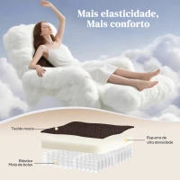 HOMCOM Poltrona Relax Reclinável Elétrica Elevatória com Porta USB Controlo Remoto Assento Largo Apoio para os Pés Castanho(m-5)