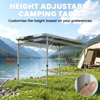 Outsunny Four-Person Foldable Aluminium Picnic Set(m-5)