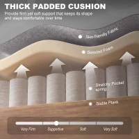 HOMCOM Retro Accent Chair, Wingback Armchair with Wood Frame Button Tufted Design for Living Room Bedroom, Grey(m-5)