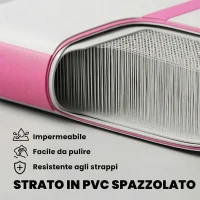 SPORTNOW Tappetino Gonfiabile Ginnastica 2.05 m con Pompa Elettrica e Borsa Trasporto(m-5)