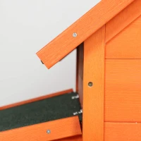 PawHut Coteț pentru Găini de Grădină din lemn de Brad, lemn verde, 160x98.5x107cm(m-14)