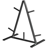 SPORTNOW Gewichtsstandaard voor 2,5 cm gewichtsschijven, 200 kg capaciteit, gewichtsstandaard(m-10)