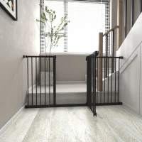 PawHut Gard Caini – 3 Prelungiri, 152,3 cm, Cu inchidere Automata(m-19)