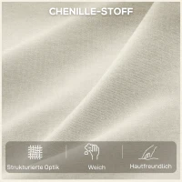 HOMCOM Relaxsessel Elektrisch mit Liegefunktion, Verstellbare Rückenlehne, Kopfstütze für Wohnzimmer Cremeweiß(m-6)