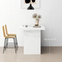 HOMCOM Lot de 4 tabourets de bar, chaises de bar, dossier en cannage et repose-pieds, cadre en acier, 42,5x52x102cm, jaune(m-6)