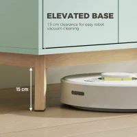 HOMCOM Móvel para TV 120 cm, móvel para TV para televisores até 91,44 cm com 2 portas, gaveta, compartimento aberto, verde claro(m-4)