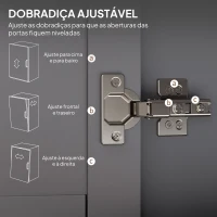 HOMCOM  Ilha de Cozinha com 1 Gaveta Suporte para Panos e Especies Carrinho Auxiliar com Rodas 105x36x85 cm Cinza(m-7)