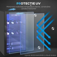HOMCOM vitrină frigorifică încorporabilă(m-8)