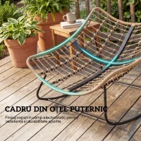 Outsunny terasă cuib rotund(m-8)