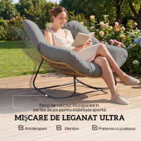 Outsunny terasă cuib rotund(m-6)