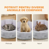 PawHut exterior pat cuib rotund confortabil(m-7)