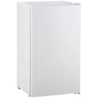 HOMCOM Réfrigérateur congélateur petit réfrigérateur 91 L étagères modulables design sous-comptoir 47,5 x 44,2 x 84 cm blanc(m-12)