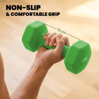 SPORTNOW Hex Dumbbells Set with Dumbbell Rack, Hand Weights for Strength Training Weight Lifting, 2 x 1kg, 2 x 3kg, 2 x 5kg(m-5)