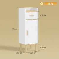 HOMCOM dulap jumătate de coloană independent(m-3)