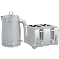 HOMCOM Set de hervidor y tostadora, hervidor rápido 1,7 L 2200 W con termostato