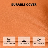 Outsunny 14-piece Dining Set Cushions - Orange(m-5)