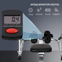 Homcom Aparat Vaslit – Pliabil cu 4 Niveluri Rezistenta & Monitor(m-7)