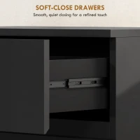 HOMCOM Chest of Drawers, 5-Drawer Storage Cabinets, Modern Dresser, Storage Drawer Unit for Bedroom(m-7)