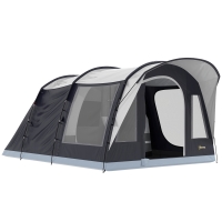 Outsunny Tienda túnel 2-4 personas, habitación, zona de estar, impermeable, Azul marino