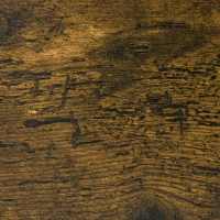 HOMCOM 5-Tier Bookcase, Wooden Ladder Bookshelf Display Stand, Rustic Brown(m-9)