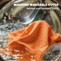 Outsunny 14-piece Dining Set Cushions - Orange(m-6)