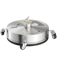 Outsunny Pressure Washer Surface Cleaner 3600 PSI Power Washer Rotary Surface Cleaner with 4 Wheels for Driveways(m-11)