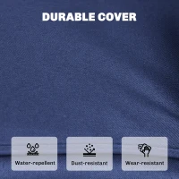 Outsunny 14-piece Dining Set Cushions - Dark Blue(m-5)