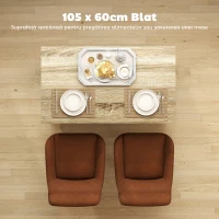 Homcom Insula Bucatarie 105×60 cm – Carucior Bar Multifunctional cu Sertar(m-6)