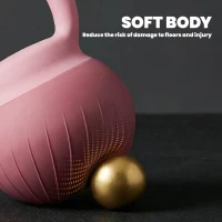 SPORTNOW Soft Kettlebell, 6kg Kettle Bell with Anti-Slip Grip for Home Gym Weight Lifting and Strength Training(m-4)