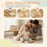 AIYAPLAY Instrumentos Musicales Infantil 10 Piezas Juguetes Musicales de Madera Montessori Set de de Percusión(m-7)