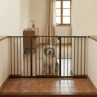 PawHut Gard Caini – 3 Prelungiri, 152,3 cm, Cu inchidere Automata(m-18)