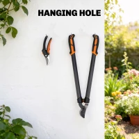 Outsunny 2-częściowy zestaw narzędzi ogrodowych: sekatory, nożyce, zestaw do pielęgnacji krzewów(m-8)