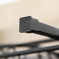 Outsunny 211cm Height Metal Garden Arch Arbor for Wedding Decor for Climbing Plants and Outdoor Decoration(m-9)