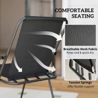 Outsunny 4 Seater Garden Furniture Set, 6 Pieces Garden Table and Chairs with Parasol for Patio, Black(m-6)