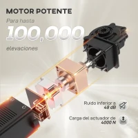 HOMCOM Sillón Relax Reclinable Eléctrico con Calor Lumbar Masaje Vibración Motor Silencioso Función de Memoria Crema(m-4)