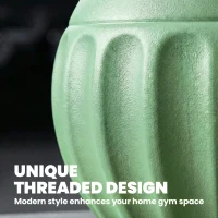 SPORTNOW Kettlebell Kogelgewicht 6 kg met zand gevuld voor beginners thuis krachttraining 17 x 17 x 23 cm Groen(m-5)