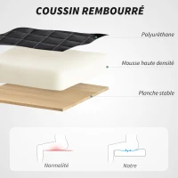 HOMCOM Fauteuil de bureau, chaise bureau ergonomique avec accoudoirs relevables, hauteur réglable, fonction de bascule, noir(m-6)