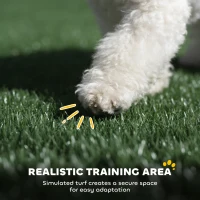 PawHut Toaletă pentru câini cu tavă detașabilă, 75 x 51 x 36,5 cm(m-5)