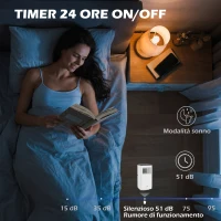 HOMCOM Condizionatore Portatile 750W con 5 Modalità e 2 Velocità, in Plastica e Acciaio, 33x28x70.4 cm, Bianco(m-5)