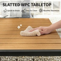 Outsunny 7 Seater Garden Furniture Set, Metal Garden Sofa Set with Cushions, Outdoor Furniture Conversation Sets, Khaki(m-8)